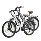 Actbest electric bikes for urban commuting with stylish brown seats and sturdy frames.