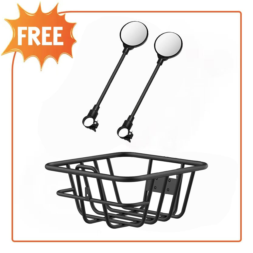 Free Front Frame + Rearview Mirror