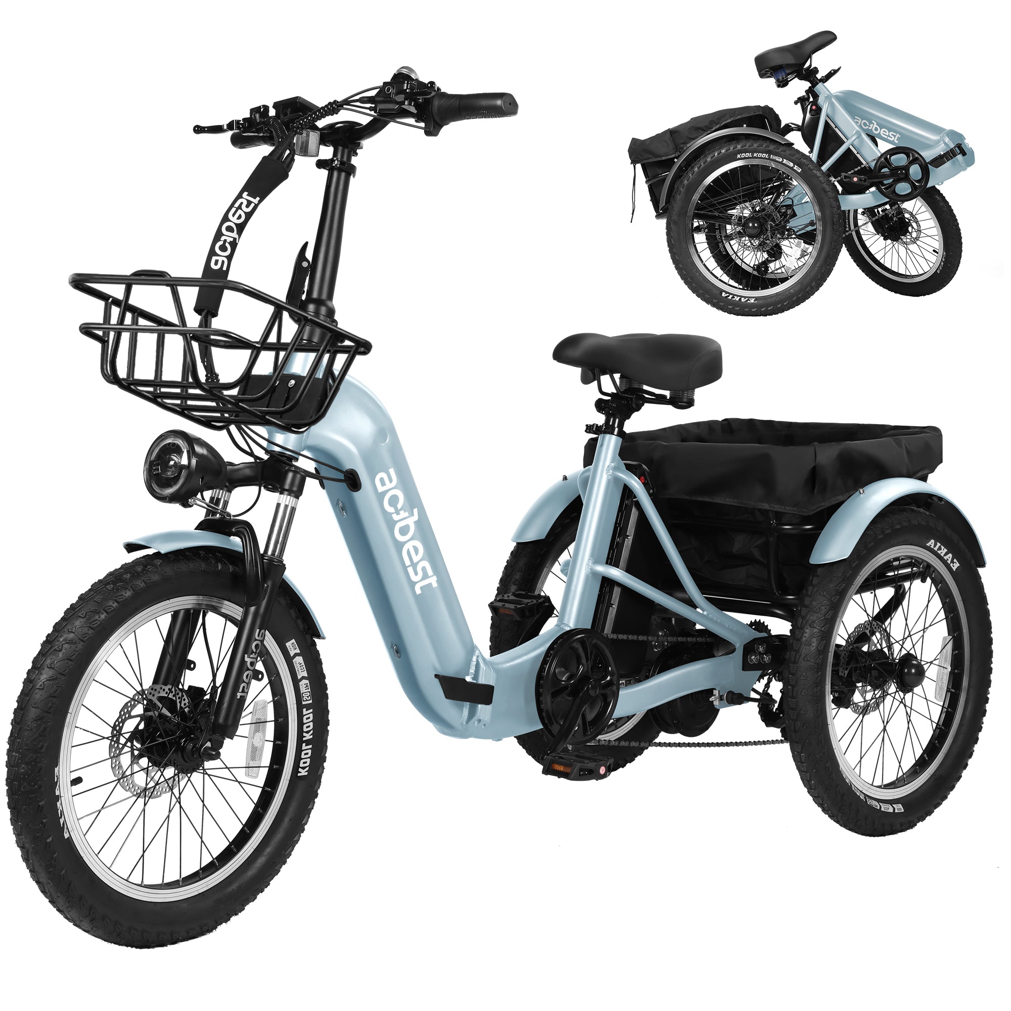 Triker Folding 3 Wheels Electric Bike