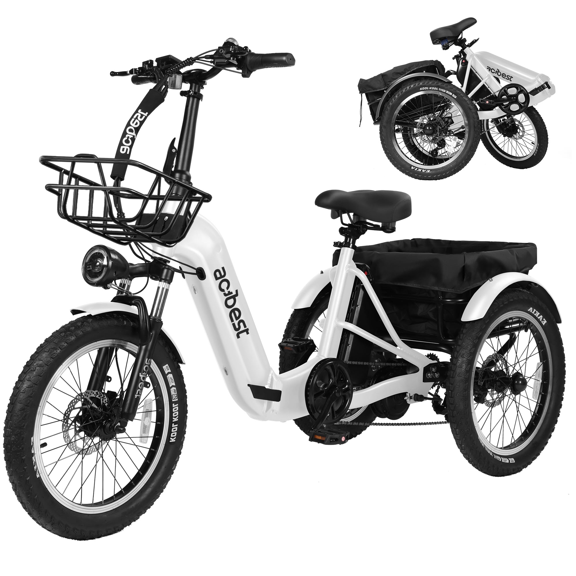 Triker Folding 3 Wheels Electric Bike