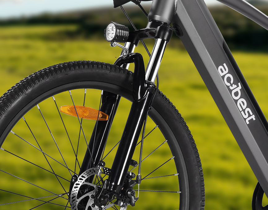 Dual-crown Suspension Fork.