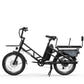 Passenger Package For Cargo Ebike (Two Seat, One Backrest and Two Handlebars)