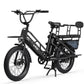 Passenger Package For Cargo Ebike (Two Seat, One Backrest and Two Handlebars)