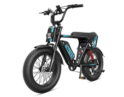 Striker Plus 20"x4.0" 37MPH Moped-Style E-Bike