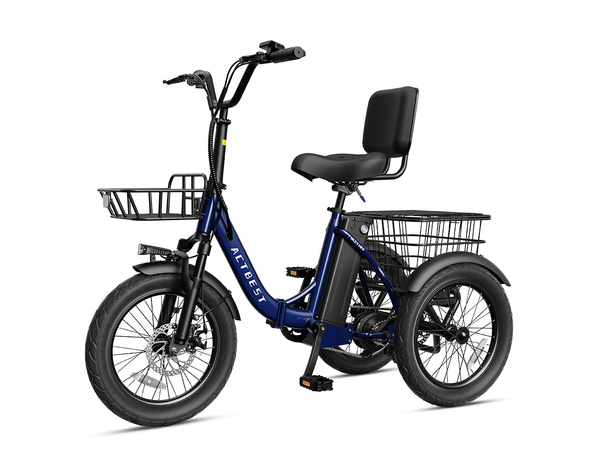 Triker Folding 3 Wheels Electric Bike