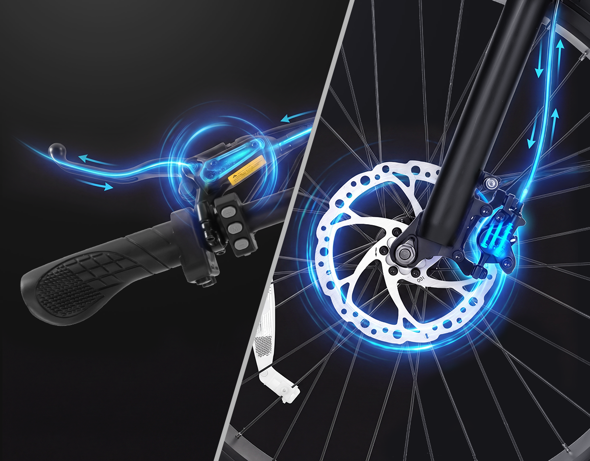 Next-Level Safety with Dual Hydraulic Brakes