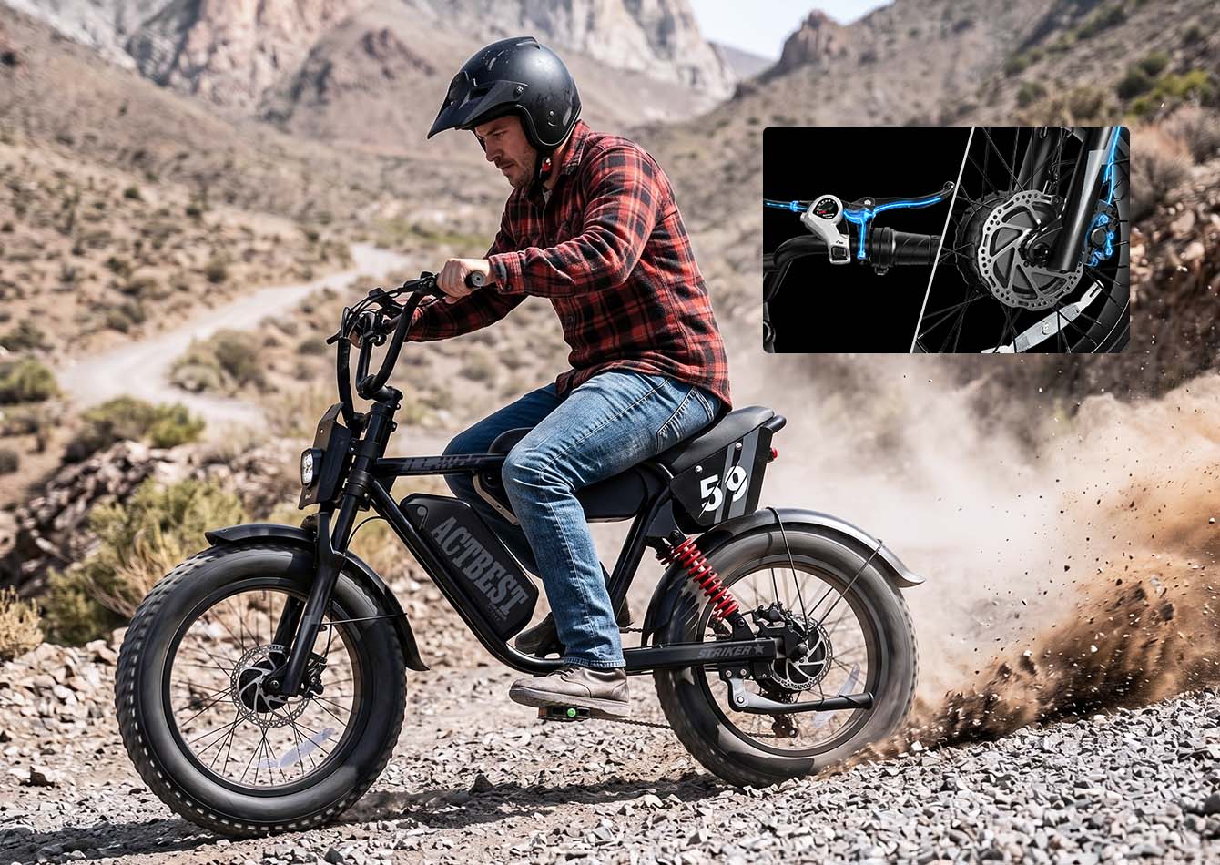 Precision Stopping Power with Dual Hydraulic Brakes