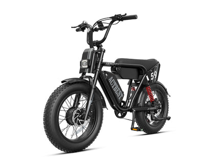 Striker Max 20"x4.0" 37MPH AWD Dual Motor Moped-Style E-Bike