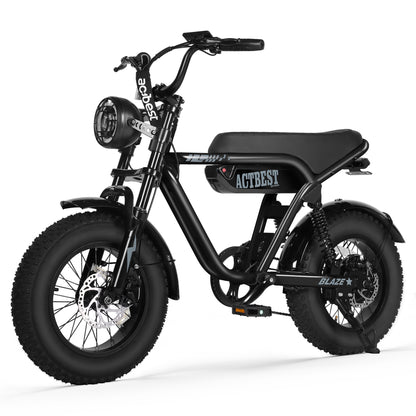 Blaze 16"x4.0" Moped-Style E-Bike