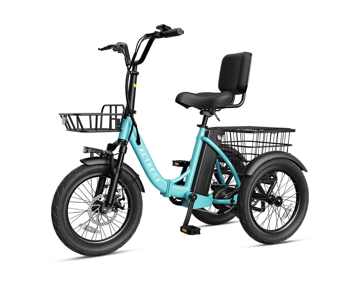 Triker Folding 3 Wheels Electric Bike