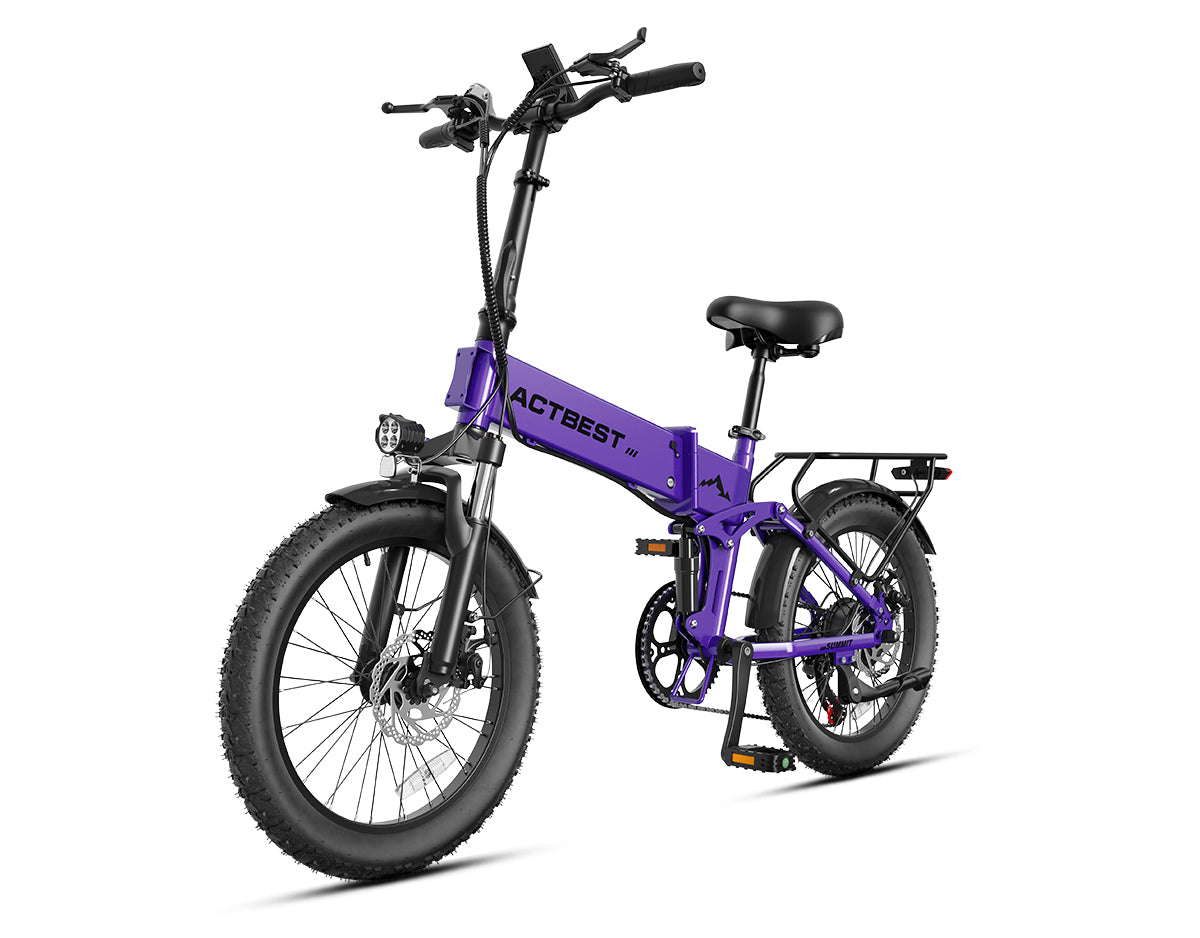 Summit Full Suspension Folding Electric Bike