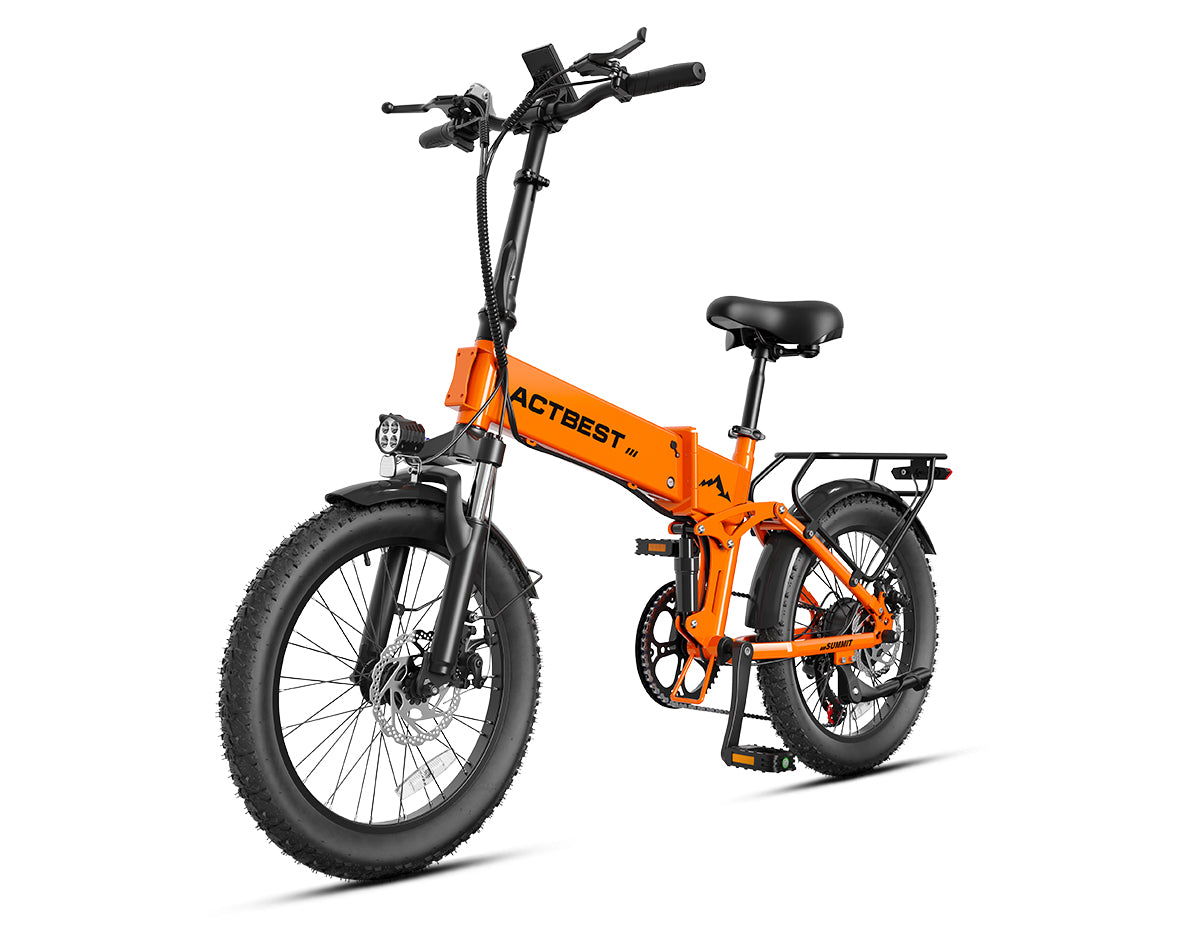 Summit Full Suspension Folding Electric Bike