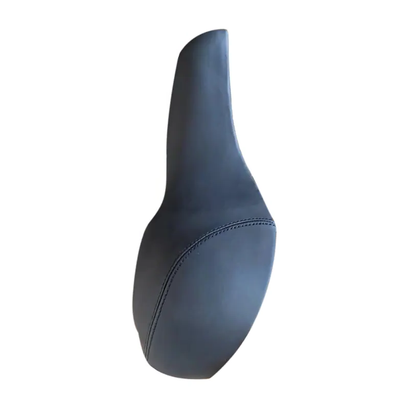 Ergonomic oversized bike seat profile highlighting its stylish contours.