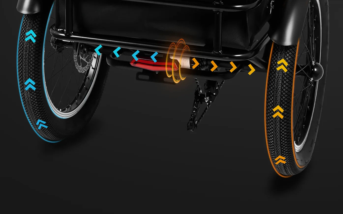 Triker Folding 3 Wheels Electric Bike actbest