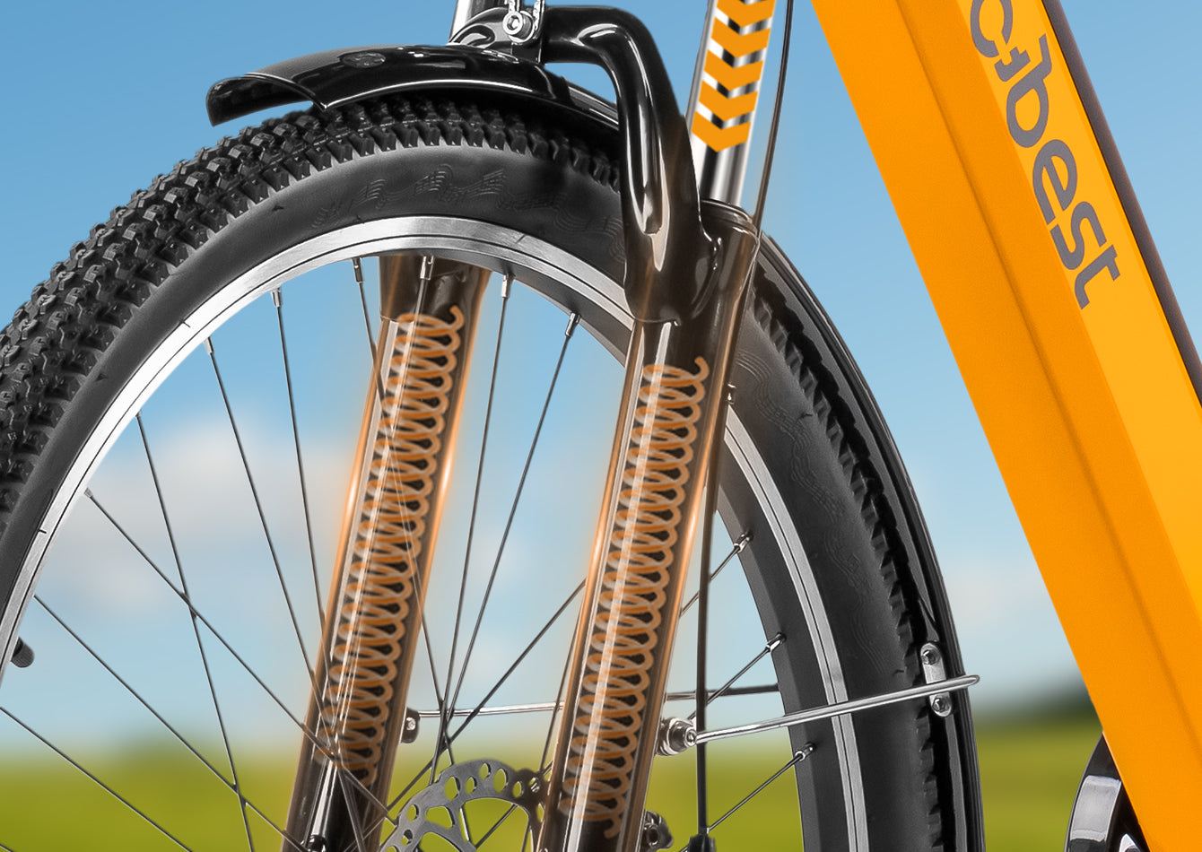 Adjustable Front  Suspension Fork