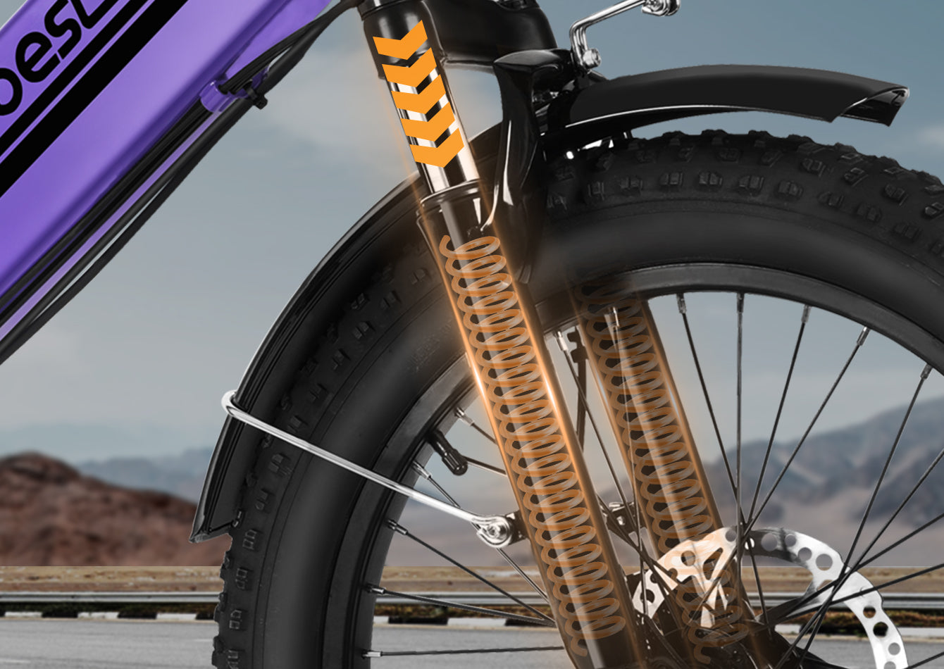 Adjustable SuspensionAdapt to Every Terrain, Ride Smoother, Control Better