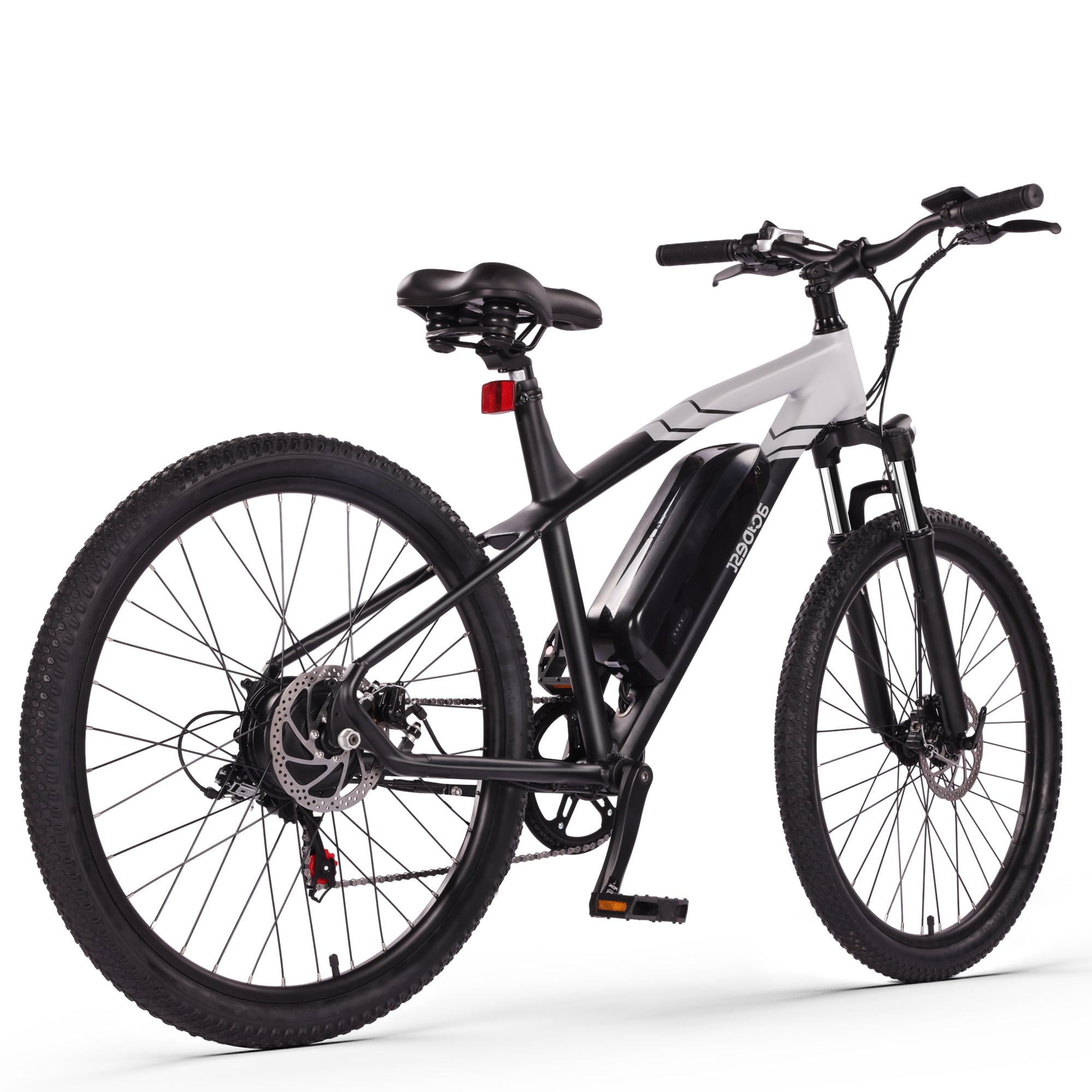 Race PEAK 750W Brushless Motor Removable Battery Commuting Electric Mountain Bike Up to 22MPH 7 Speed Electric Bicycle with Fork Suspension actbest