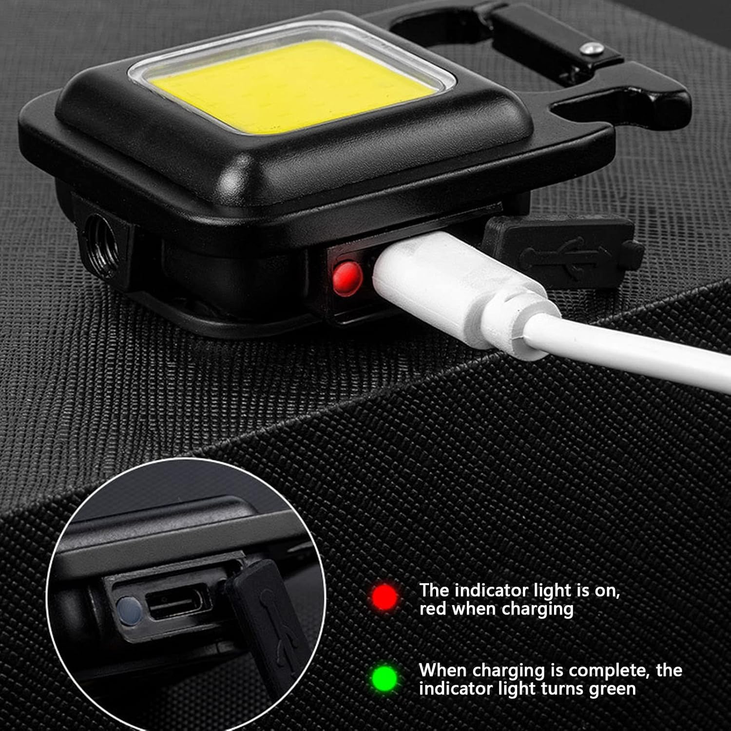 Rechargeable Keychain Flashlight