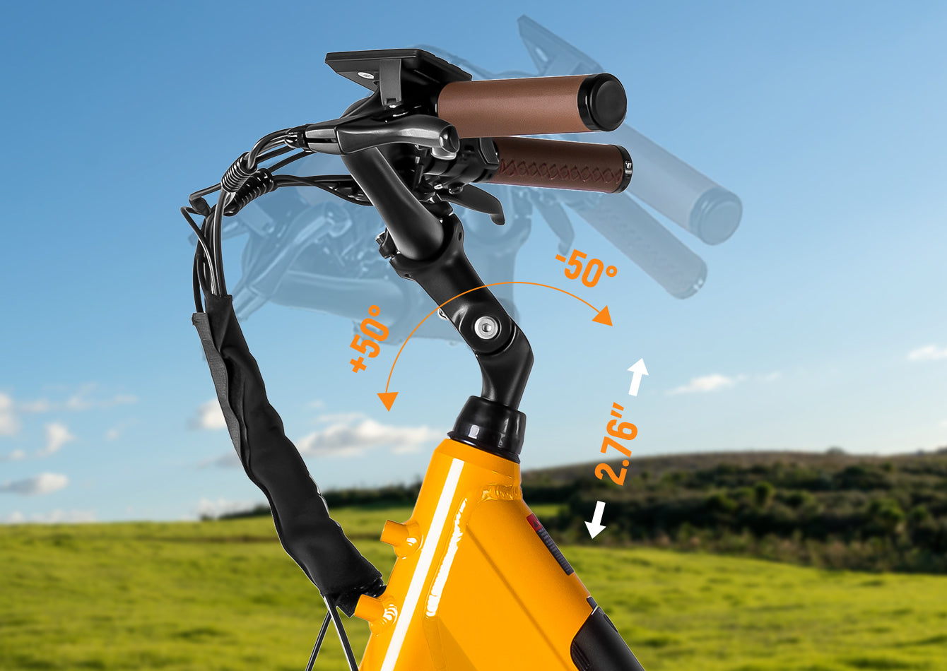 Adjustable stem