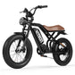 ACTBEST electric bike with oversized fat tires and sleek black frame for all-terrain rides.