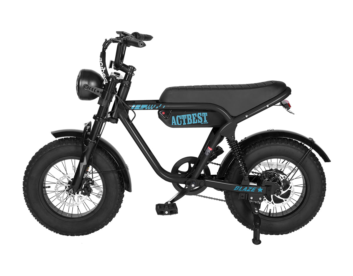 Blaze 16"x4.0" Moped-Style E-Bike