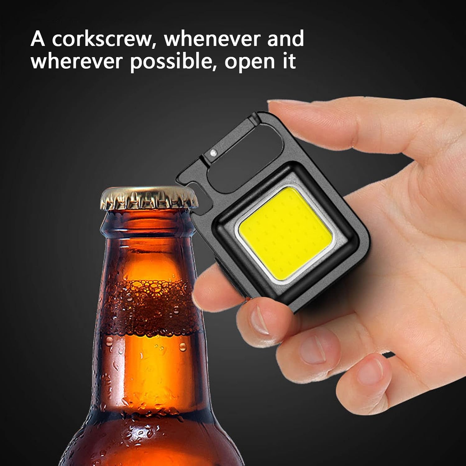 Rechargeable Keychain Flashlight