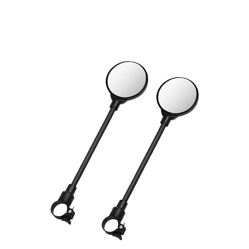 Adjustable rearview mirrors for e-bikes, suitable for left and right sides.