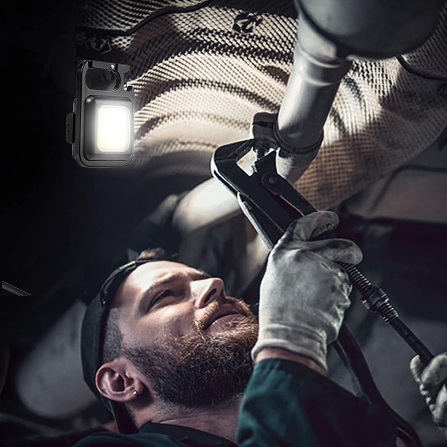 Rechargeable Keychain Flashlight