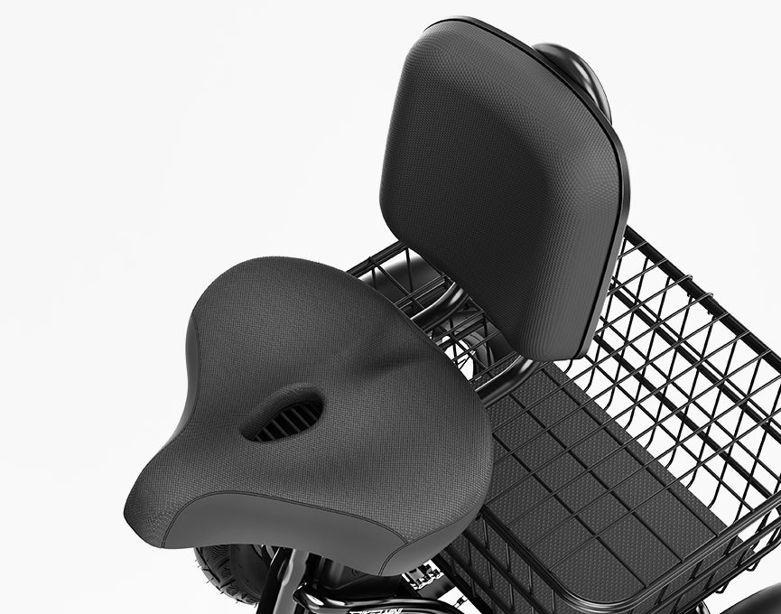 Extra-Wide Seat & Adjustable Backrest -ComfortAll Day