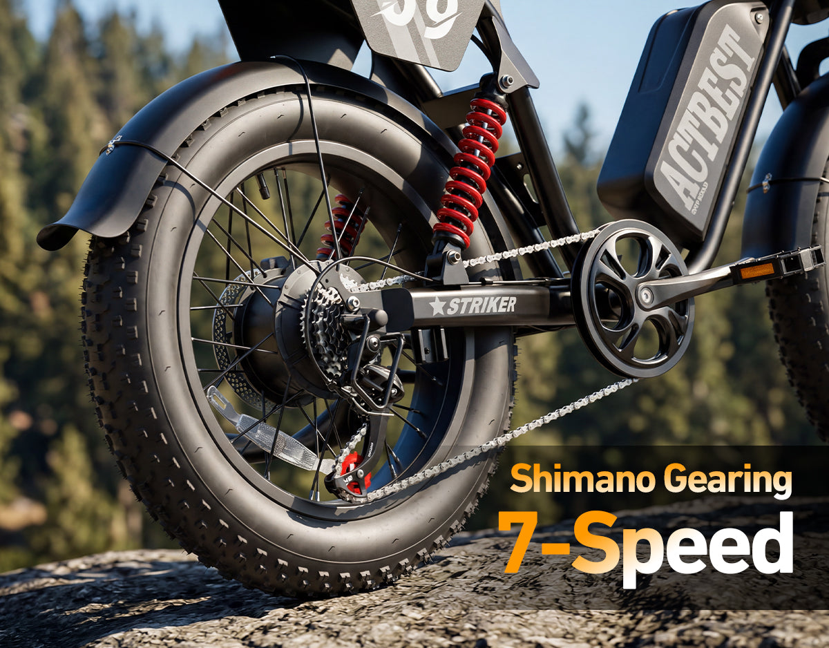 Striker Plus 20"x4.0" 37MPH Moped-Style E-Bike