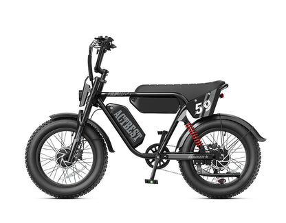 Striker Max 20"x4.0" 37MPH AWD Dual Motor Moped-Style E-Bike