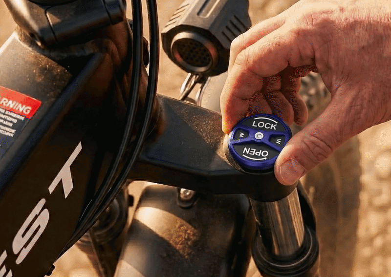 Adjustable Front Fork & Four-Bar Rear Suspension for Smoother Control