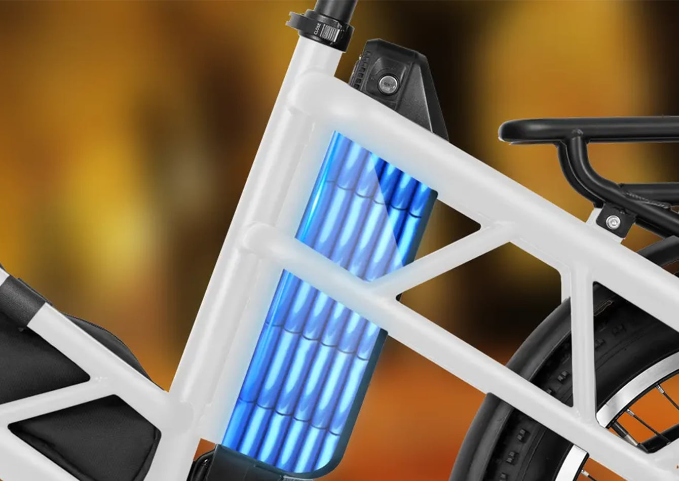 Built-in EVS Energy Level Battery Up to 100 Miles