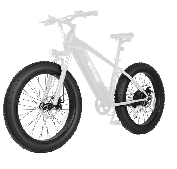 Front Wheel And Rear Wheel With Motor