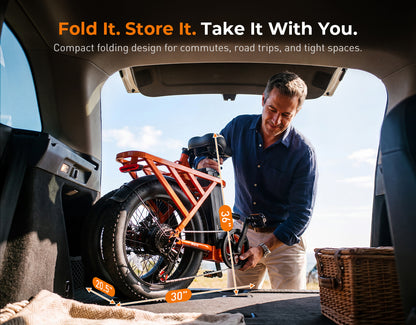Mars Folding Electric Bike for Adults