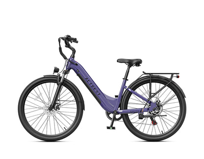 actbest Core ST 2.0 cosmic purple step-through electric bike, side view