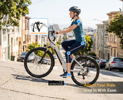 Core ST 2.0 27.5-Inch Torque Sensor City Commuter Electric Bike for Adults