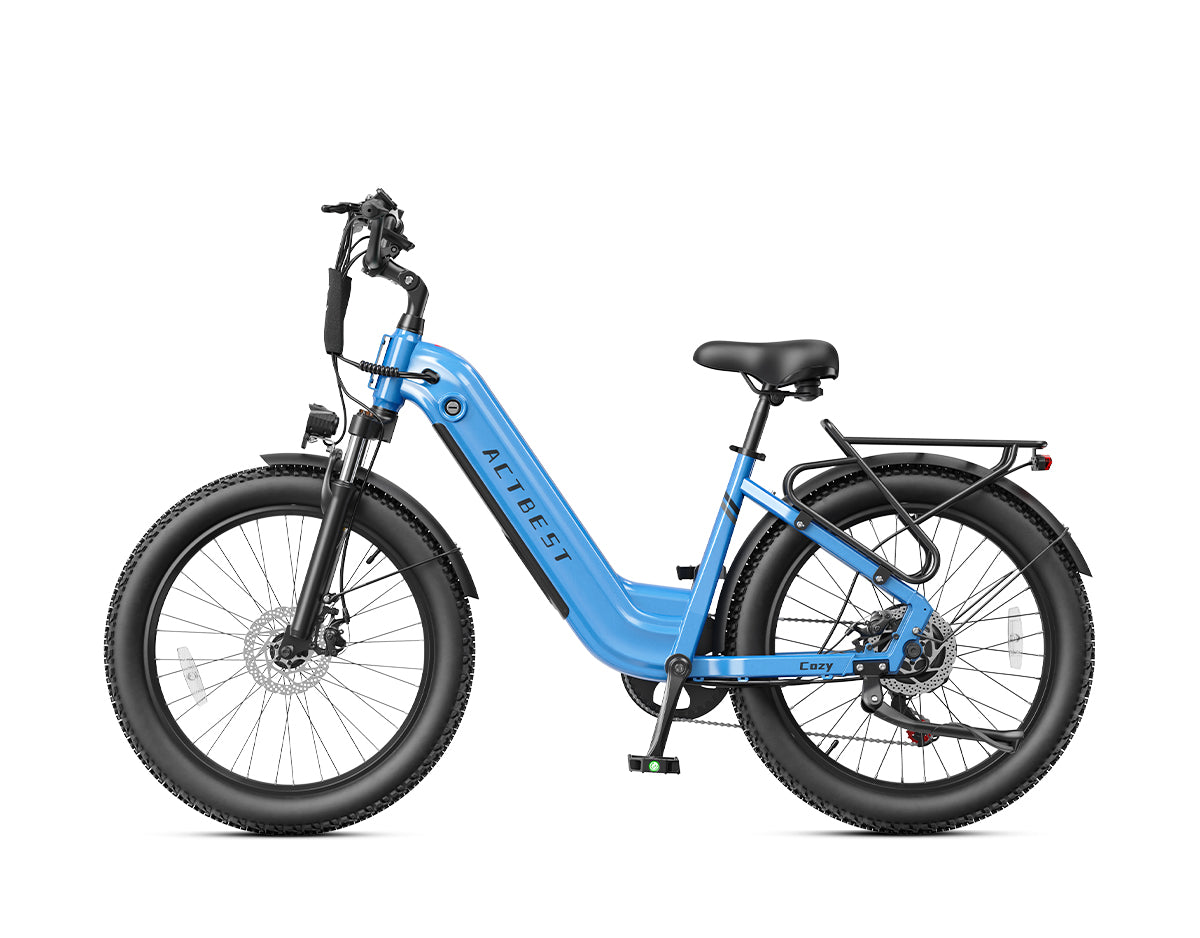 Actbest Cozy Commuter Electric Bike-Blue