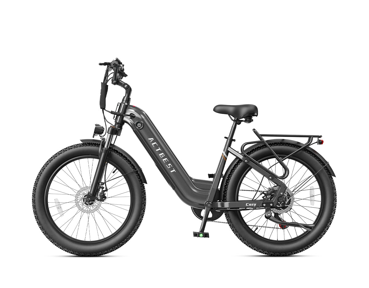 Actbest Cozy Commuter Electric Bike-Gray