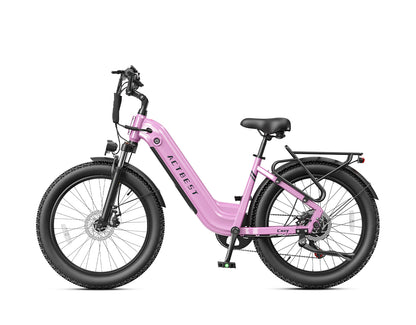 Actbest Cozy Commuter Electric Bike-Pink