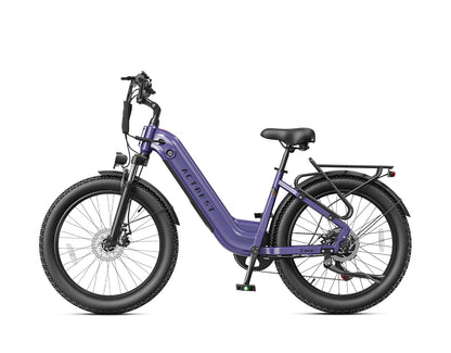 Actbest Cozy Commuter Electric Bike-Purple