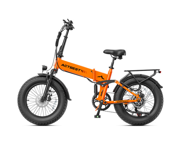 Summit Plus Full Suspension Folding Fat Tire Electric Bike