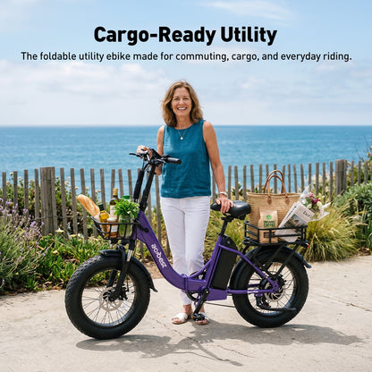 Mars Plus ST Foldable Step-Through Utility Electric Bike