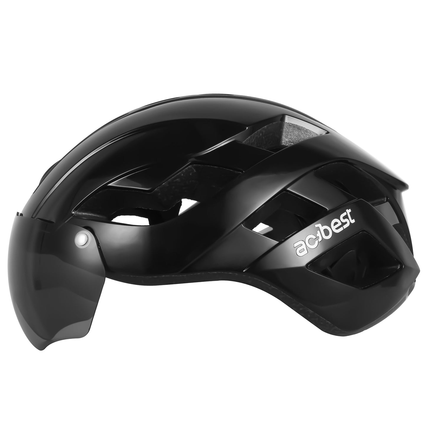 Adult Bike Helmet for Men Women Removable Goggle