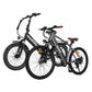 Actbest electric bikes featuring a foldable model and a rugged mountain bike.