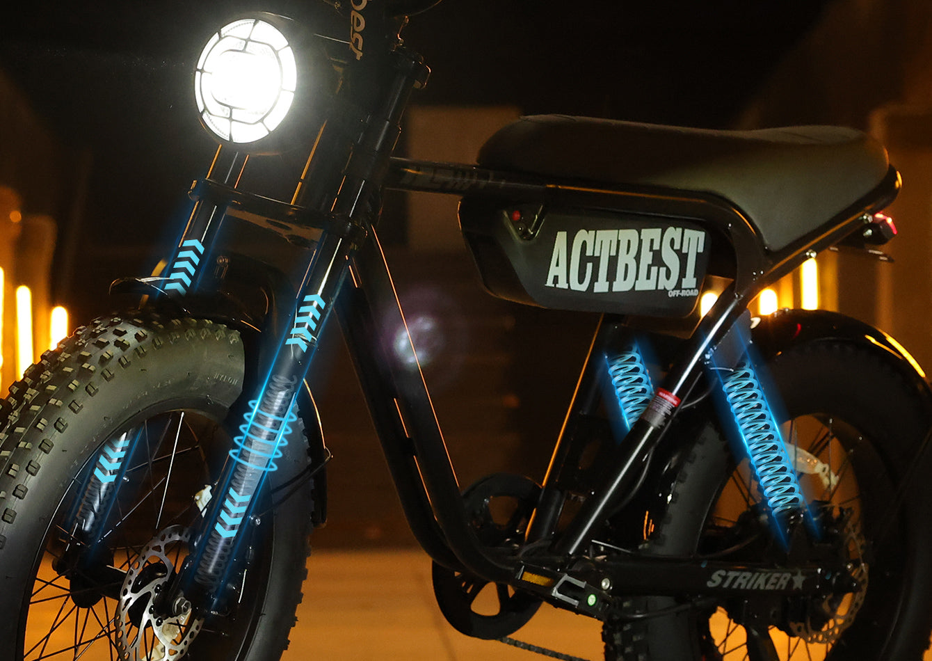 SMOOTH RIDES AHEAD: FULL SUSPENSION SYSTEM