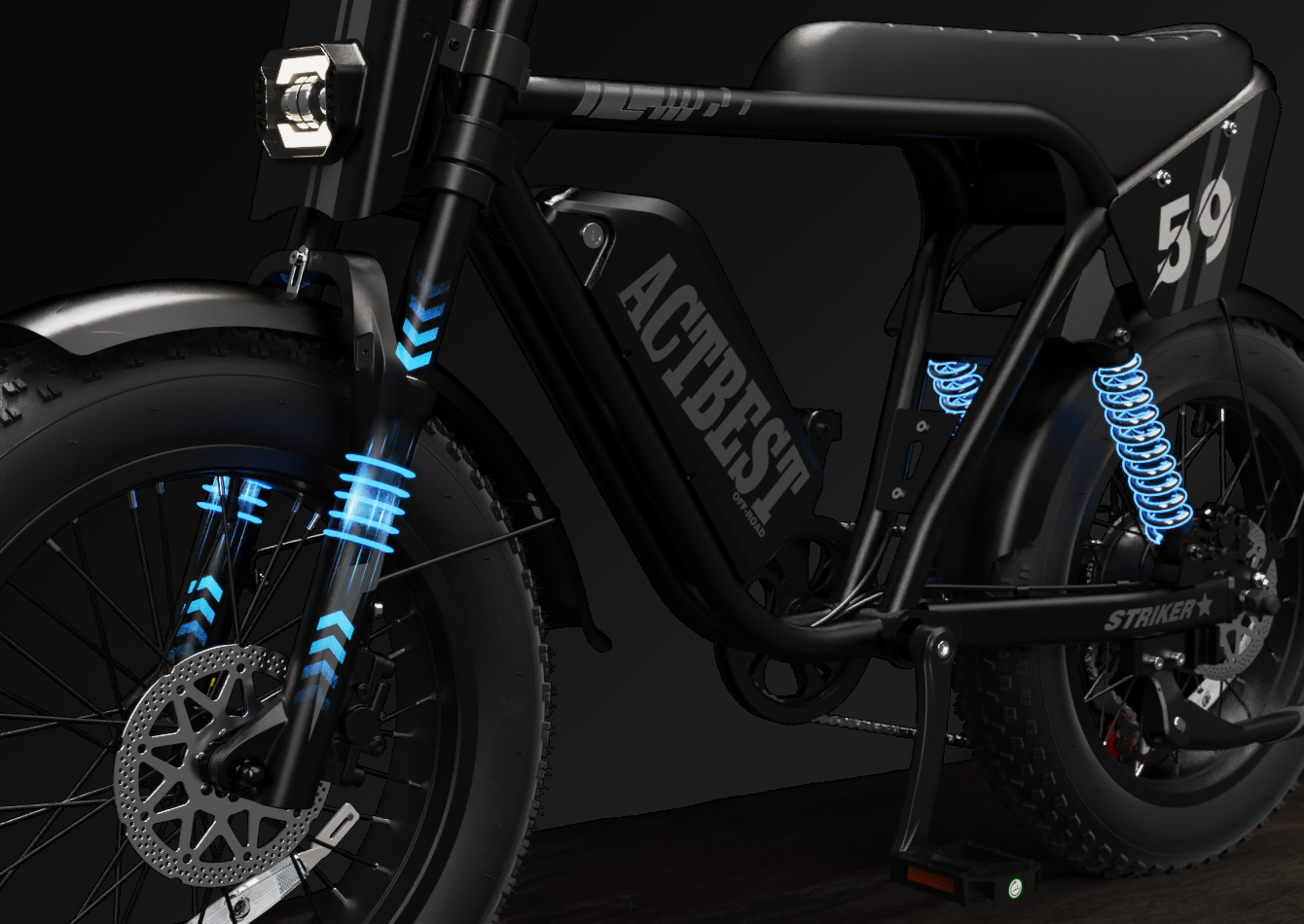 Ultimate Control on Any Terrain: Full Suspension System