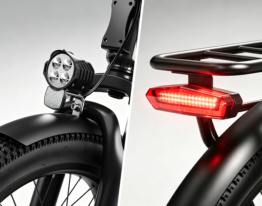 Front & Rear Safety Lights