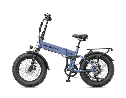 Summit Plus Full Suspension Folding Fat Tire Electric Bike