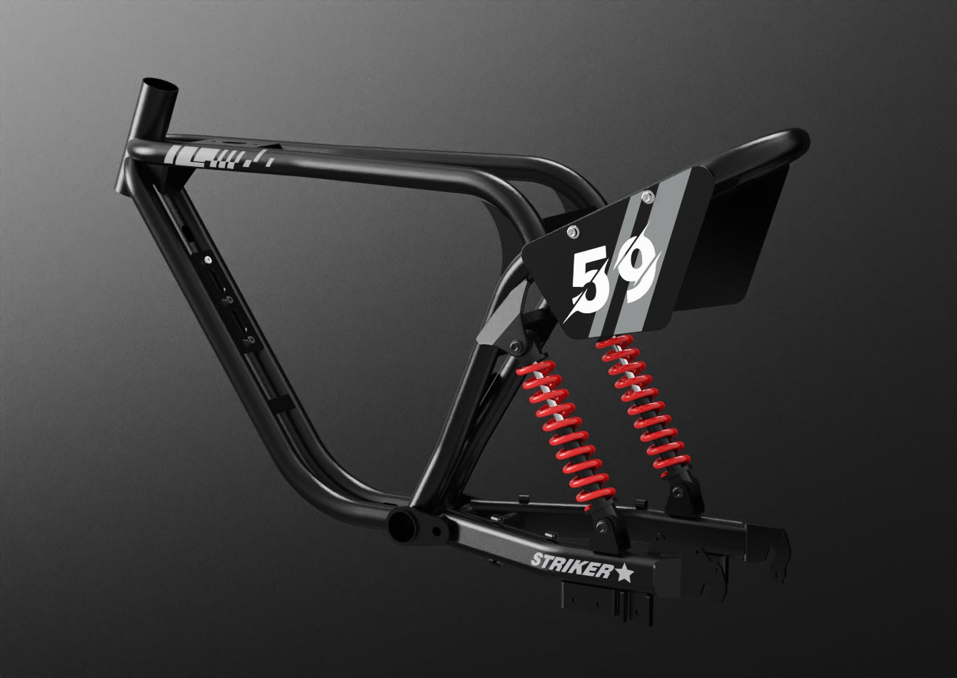 Rugged Durability: Vintage Moped-Style Frame